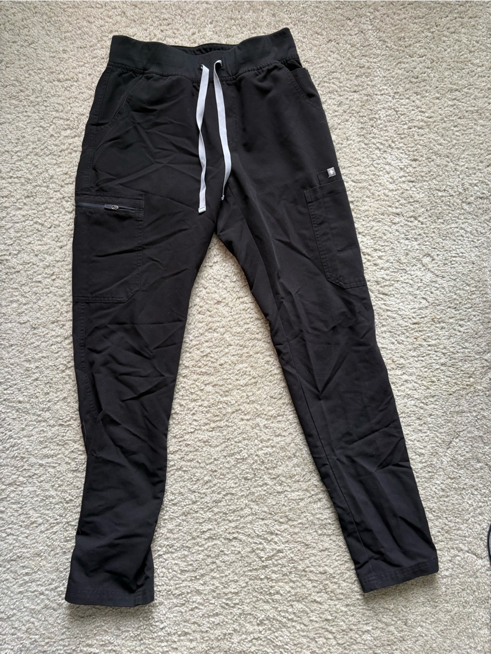 Figs Black Yola Scrub Pants